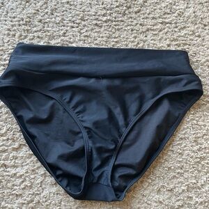 Black bikini bottom. Worn once (and washed)
